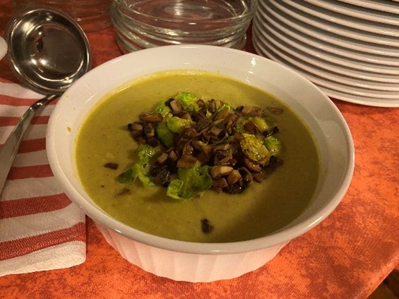 Cremige Rosenkohlsuppe