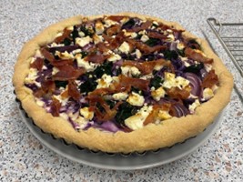 Rotkohl-Tarte